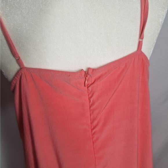 Nine West Womens Midi Sundress Peach Coastal Boho Hippie Beachy Midi XXL - Picture 5 of 8